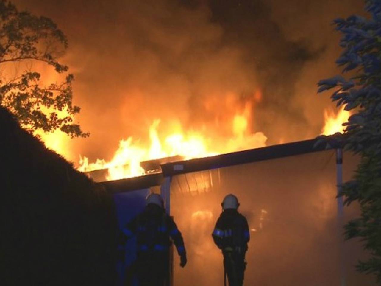 Het chalet in Schijndel brandde uit 