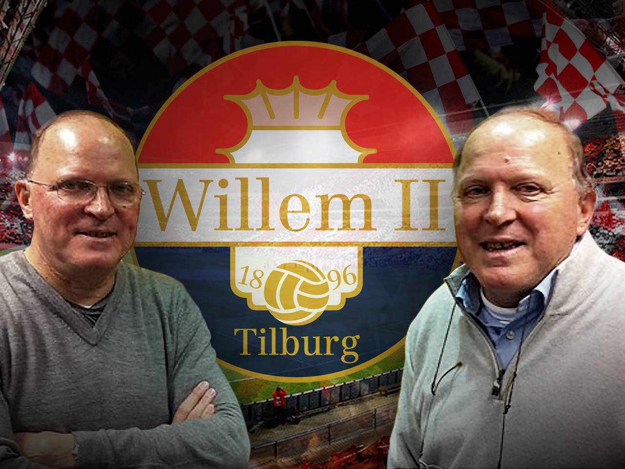 De voetbalbroers Willy en René van de Kerkhof.