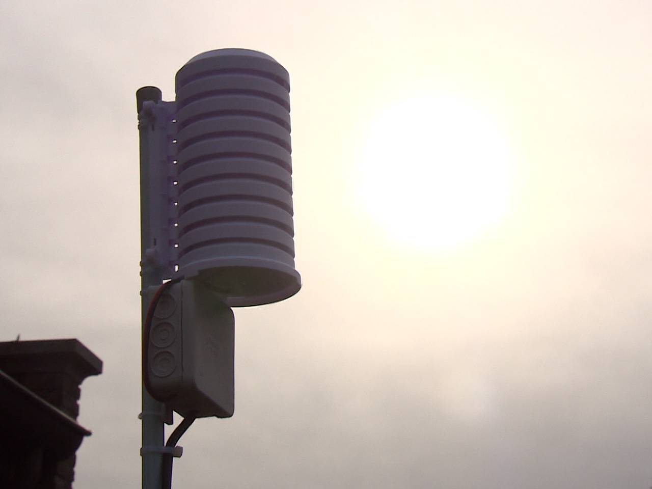 Meetkastjes meten fijnstof. 