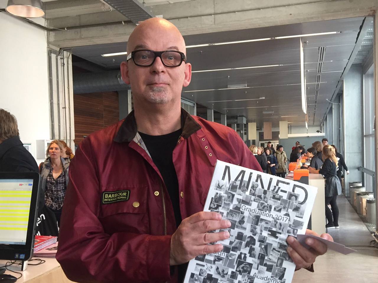 Kees Bennema uit Bavel was de 50.000ste bezoeker van de Graduation Show.