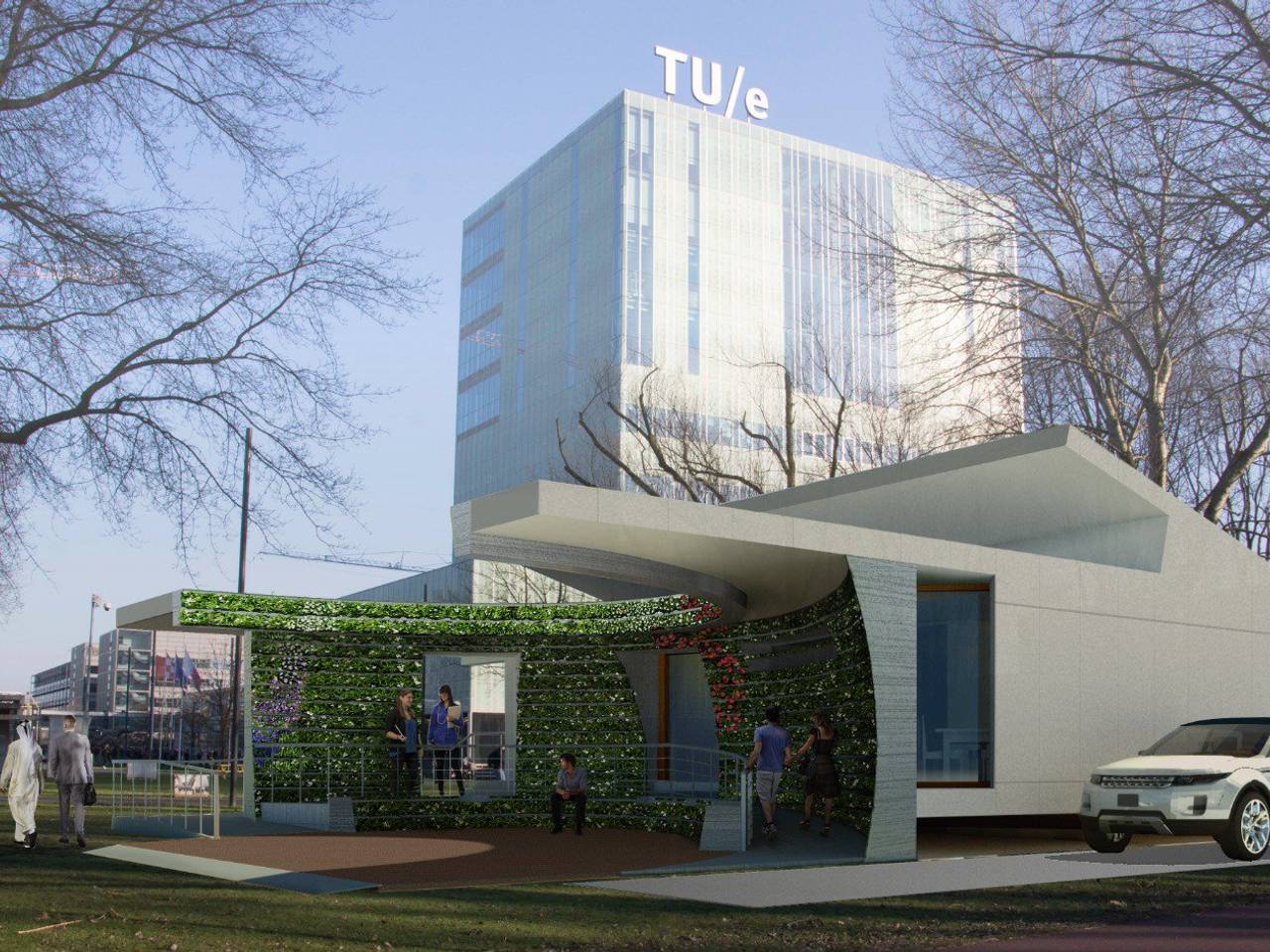 Een impressie van het huis van de toekomst.