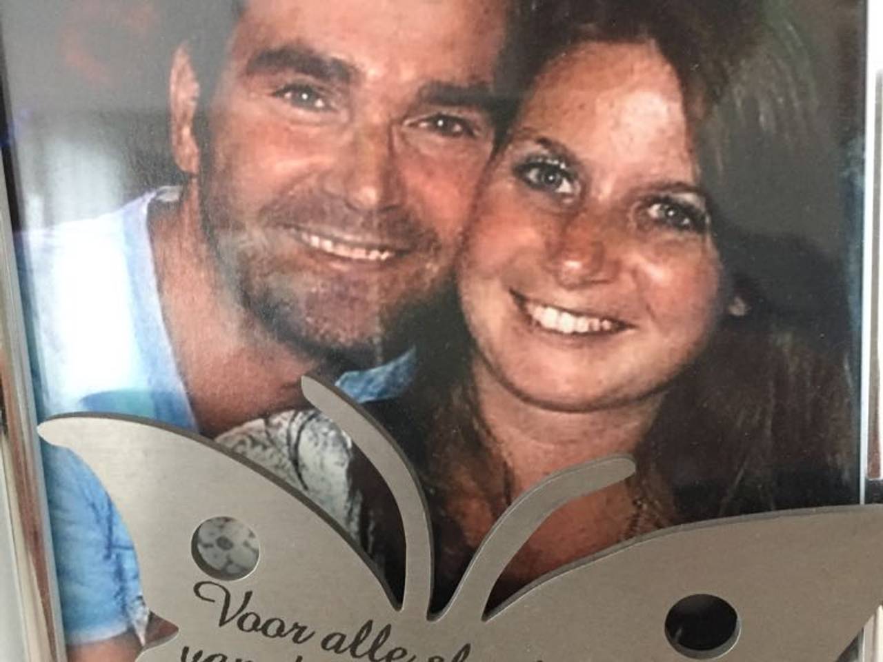 Astrid en haar vriend Bart Lambregts