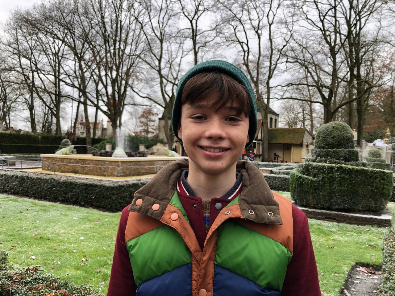 Levi Otto uit Roosendaal speelt de hoofdrol in de nieuwe Eftelingfilm 'Expeditie Vos'. (foto: Tom van den Oetelaar)