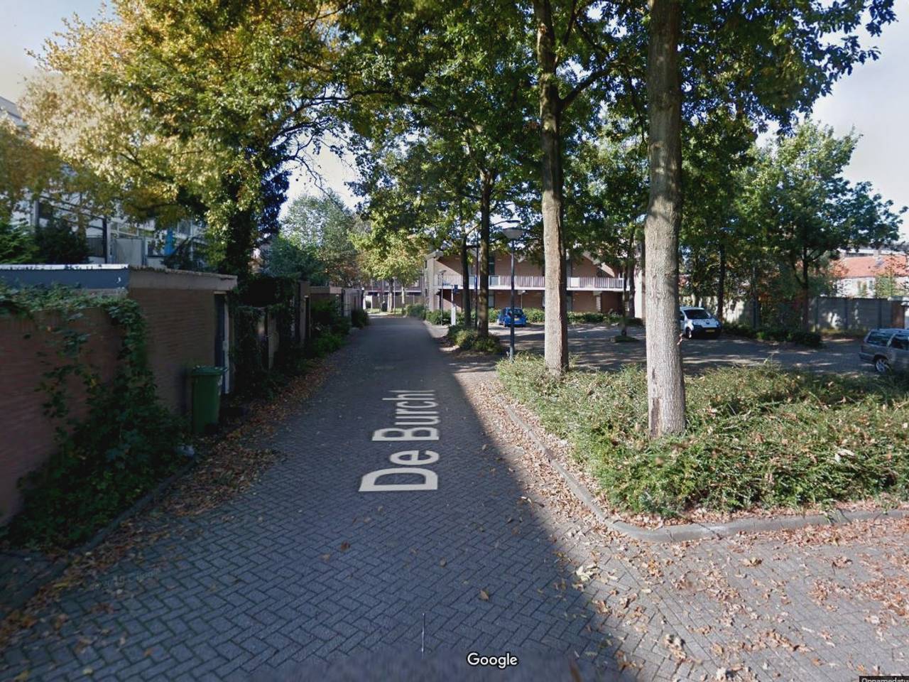 De auto werd gevonden op De Burcht (foto: Google Streetview)
