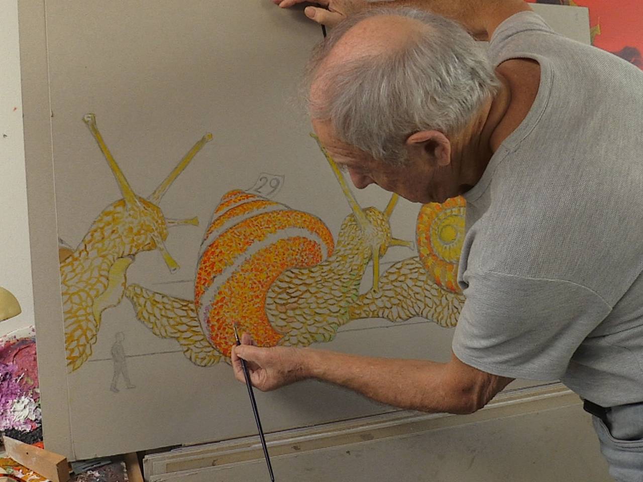 (Sinds 1965) Harry ontwerpt voor de 85e keer een corsowagen voor het bloemencorso Zundert