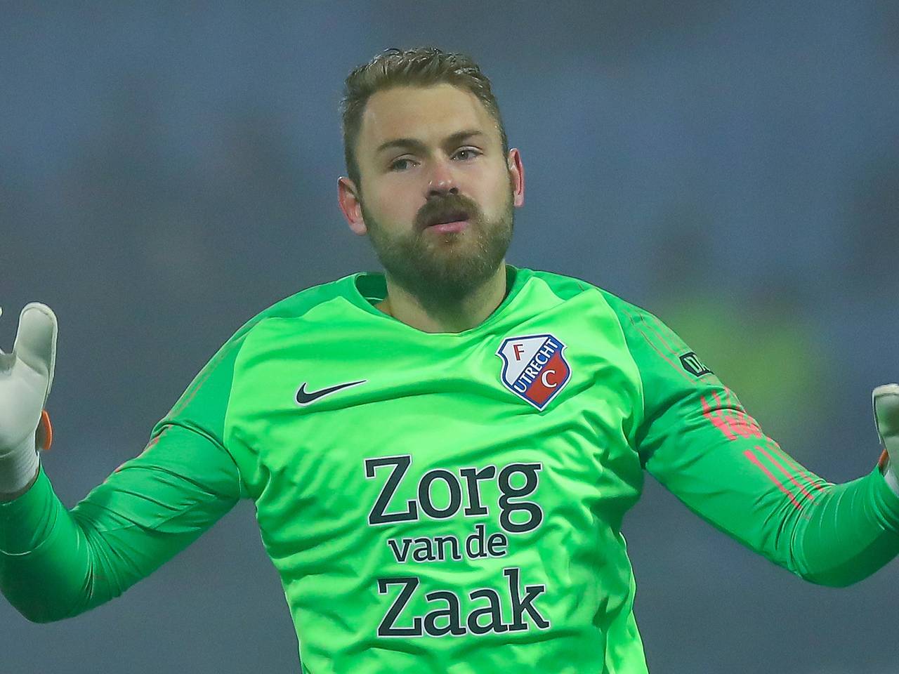 Jeroen Zoet in het shirt van zijn tijdelijke club, FC Utrecht (foto: OrangePictures).