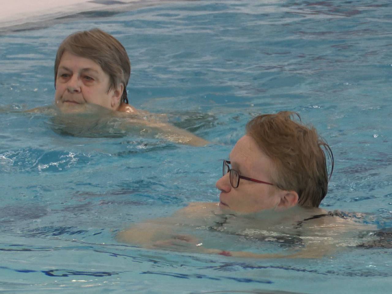 Dinsdagochtend werden de eerste baantjes weer getrokken. (Foto: Erik Peeters)