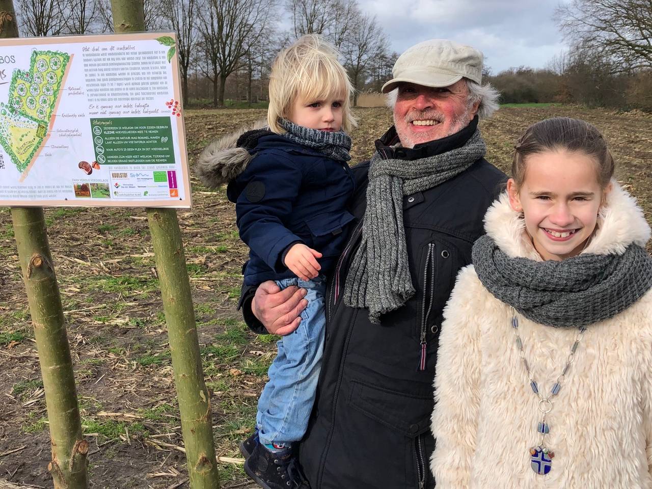 Albert Zomers vertelt wat de bedoeling is van het nieuwe voedselbos in Berlicum
