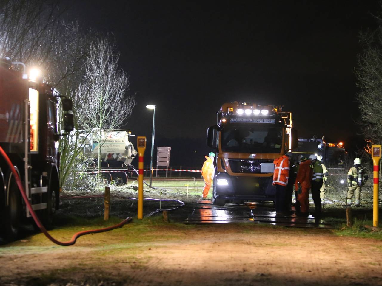 Reparatie van lekkende olieleiding gaat nog even duren