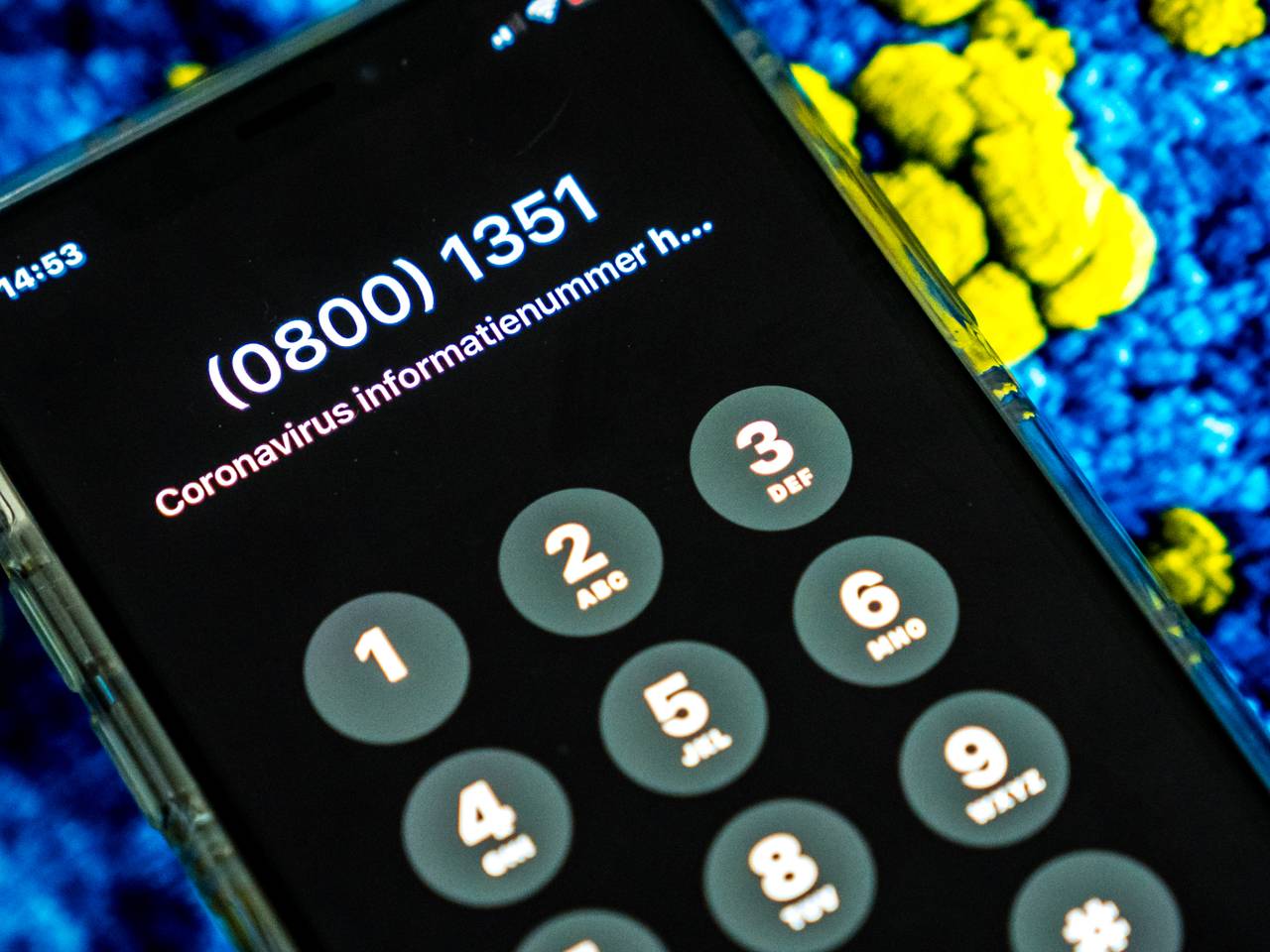 Vragen over het coronavirus kunnen gesteld worden via 0800-1351 (foto: ANP).