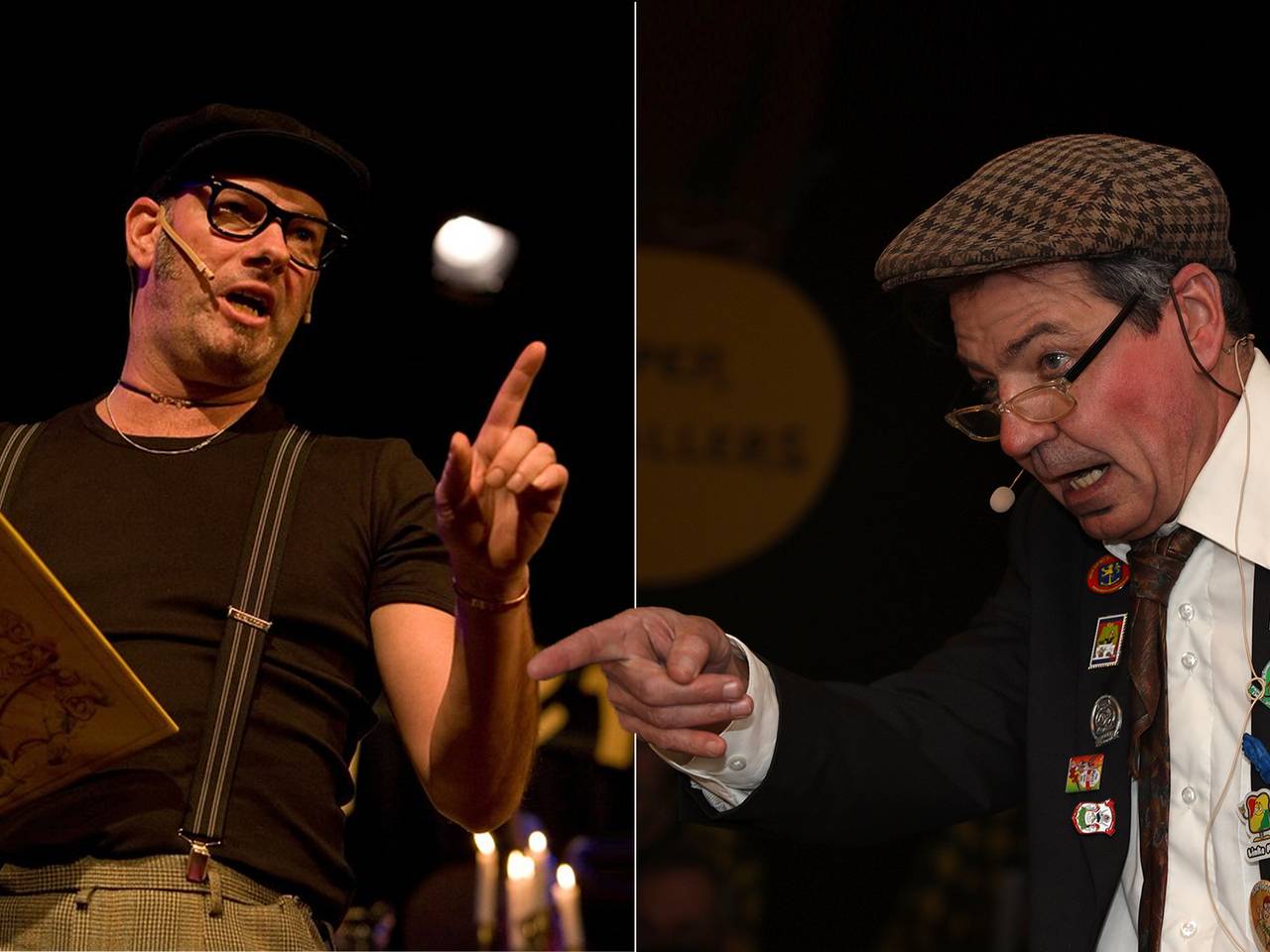 Andy Marcelissen (links) en Frank Schrijen (fotocompositie: Omroep Brabant).