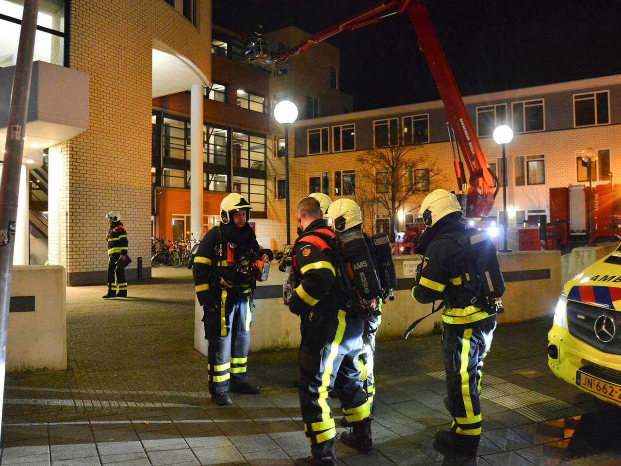 Bewoner gearresteerd na brand in appartementencomplex Breda