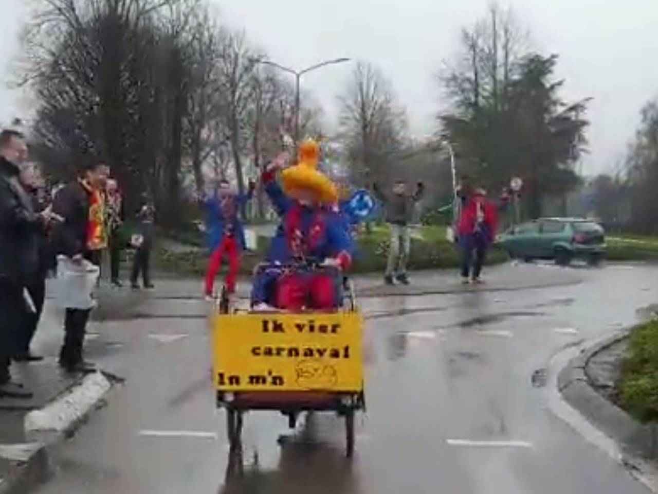 Tijs liet zich niet kennen en ging in zijn eendje zondag!