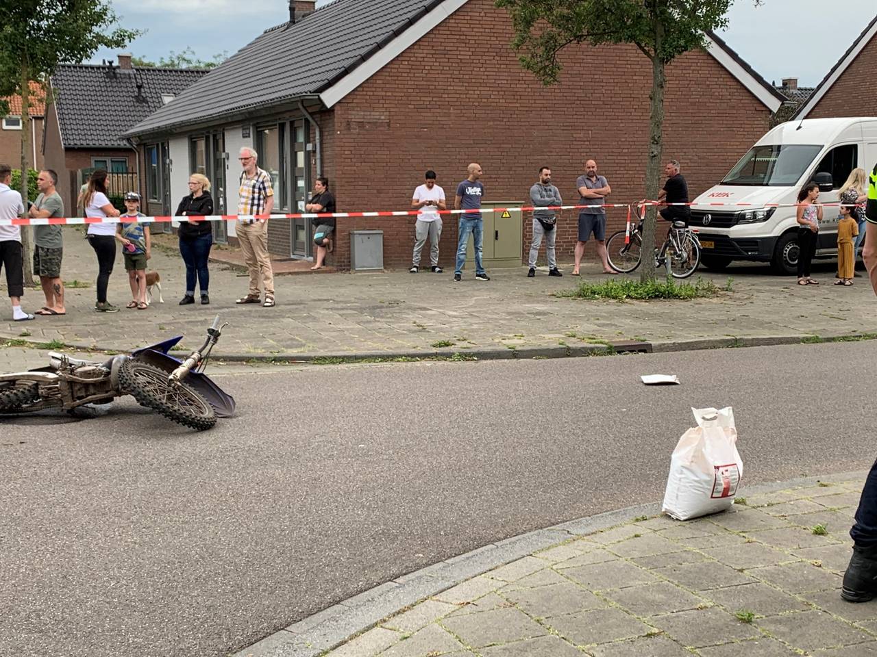 Daniëlle Schuiling werd na de aanrijding achtergelaten (foto: Bart Meesters).
