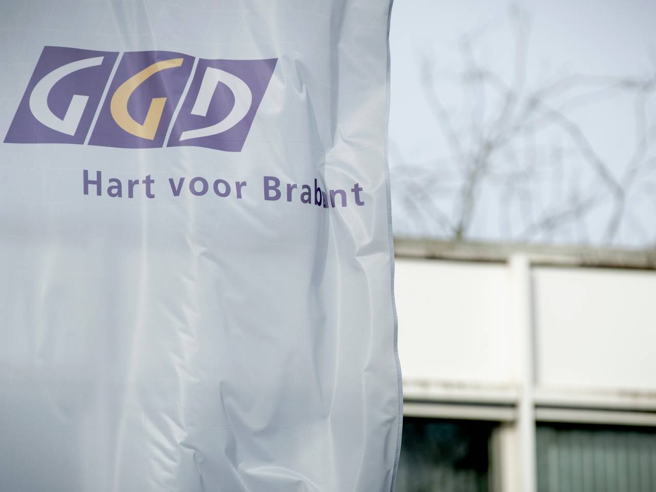Exterieur van de GGD Hart voor Brabant. (foto: ANP 2020/ Sem van der Wal).