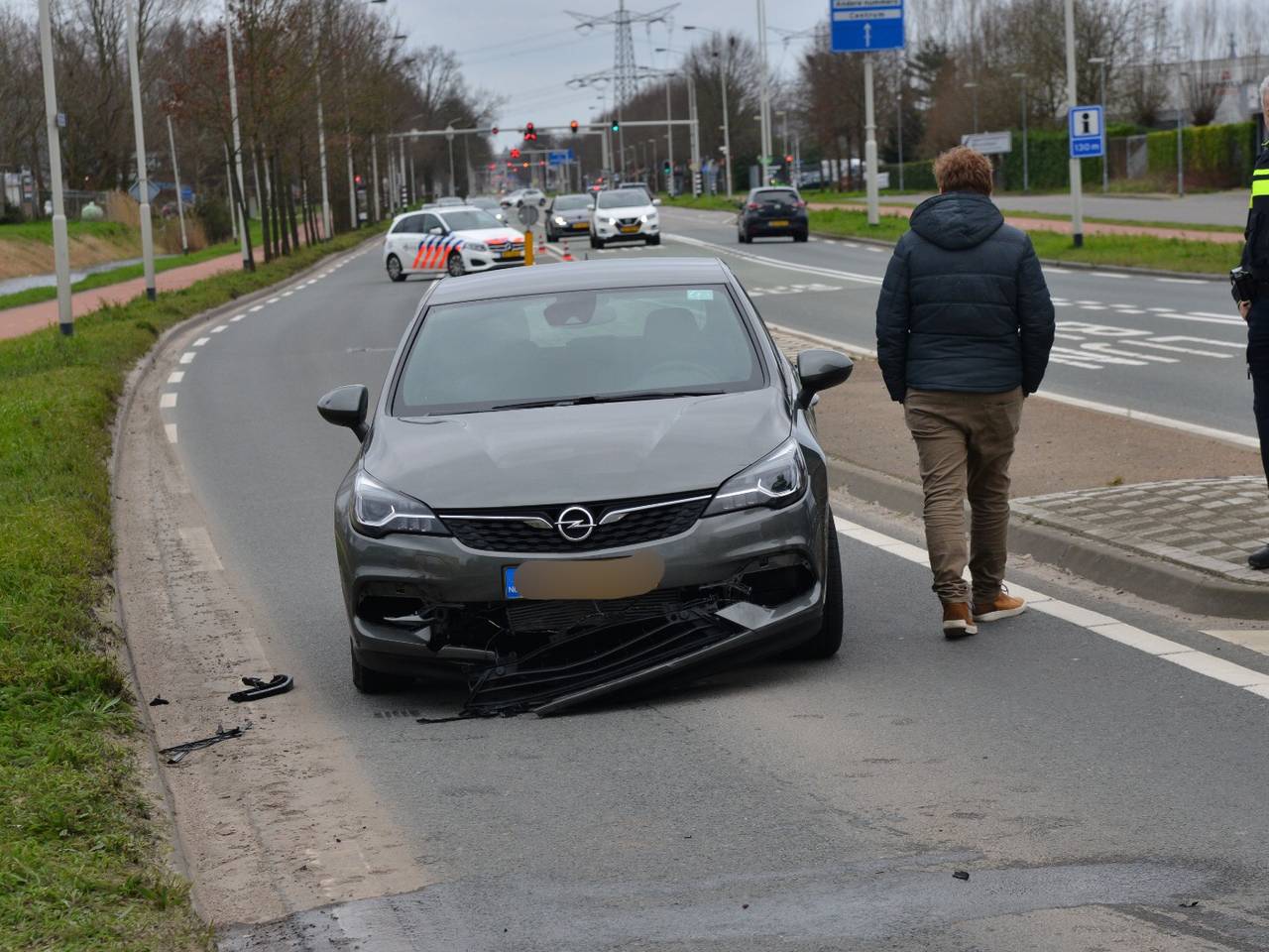 De chauffeur kwam met de schrik vrij. Foto: SQ Vision Mediaproducties / Perry Roovers