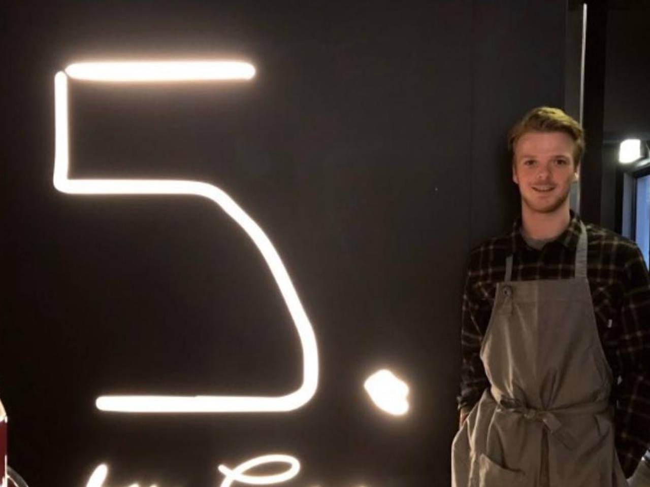 Cas in zijn nieuwe restaurant (foto: Cas van Boxtel).