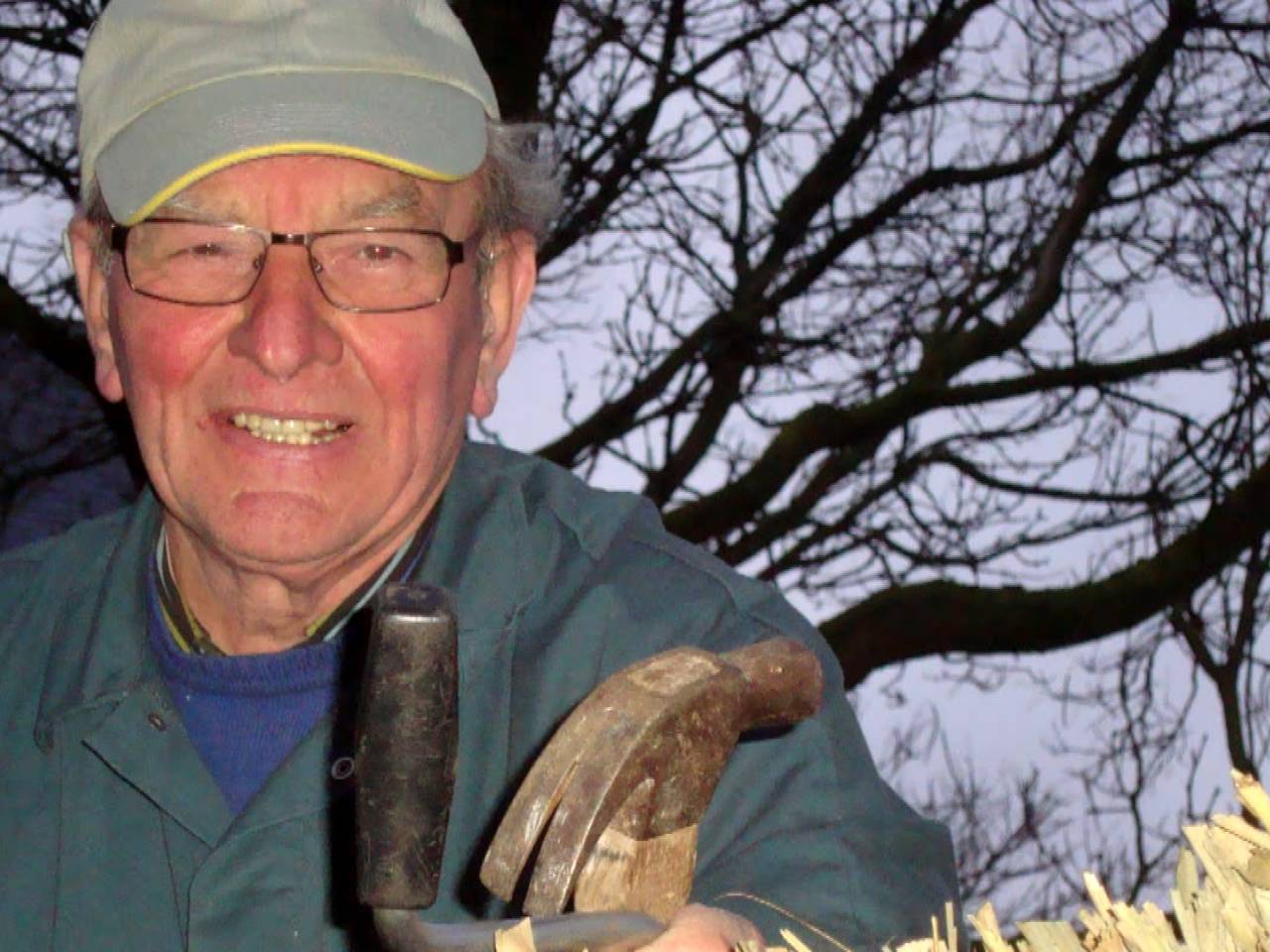 Wim Biemans was altijd aan het werk in Gemert (foto: familie Biemans)