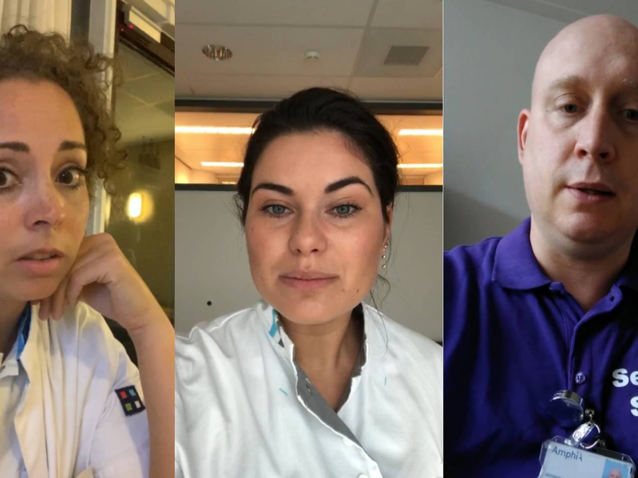 Sabine, Demi en Arjan vloggen over hun werk in de Brabantse ziekenhuizen