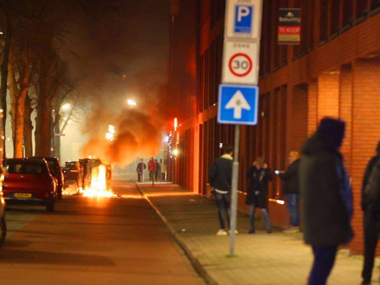 De politie sluit de Graafsewijk in Den Bosch af