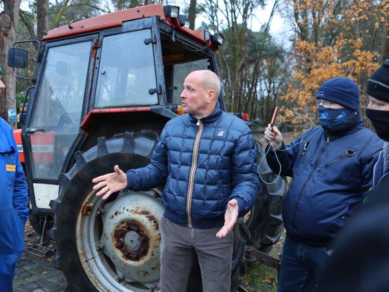 De boeren demonstreerden eerder omdat ze betere prijzen willen.