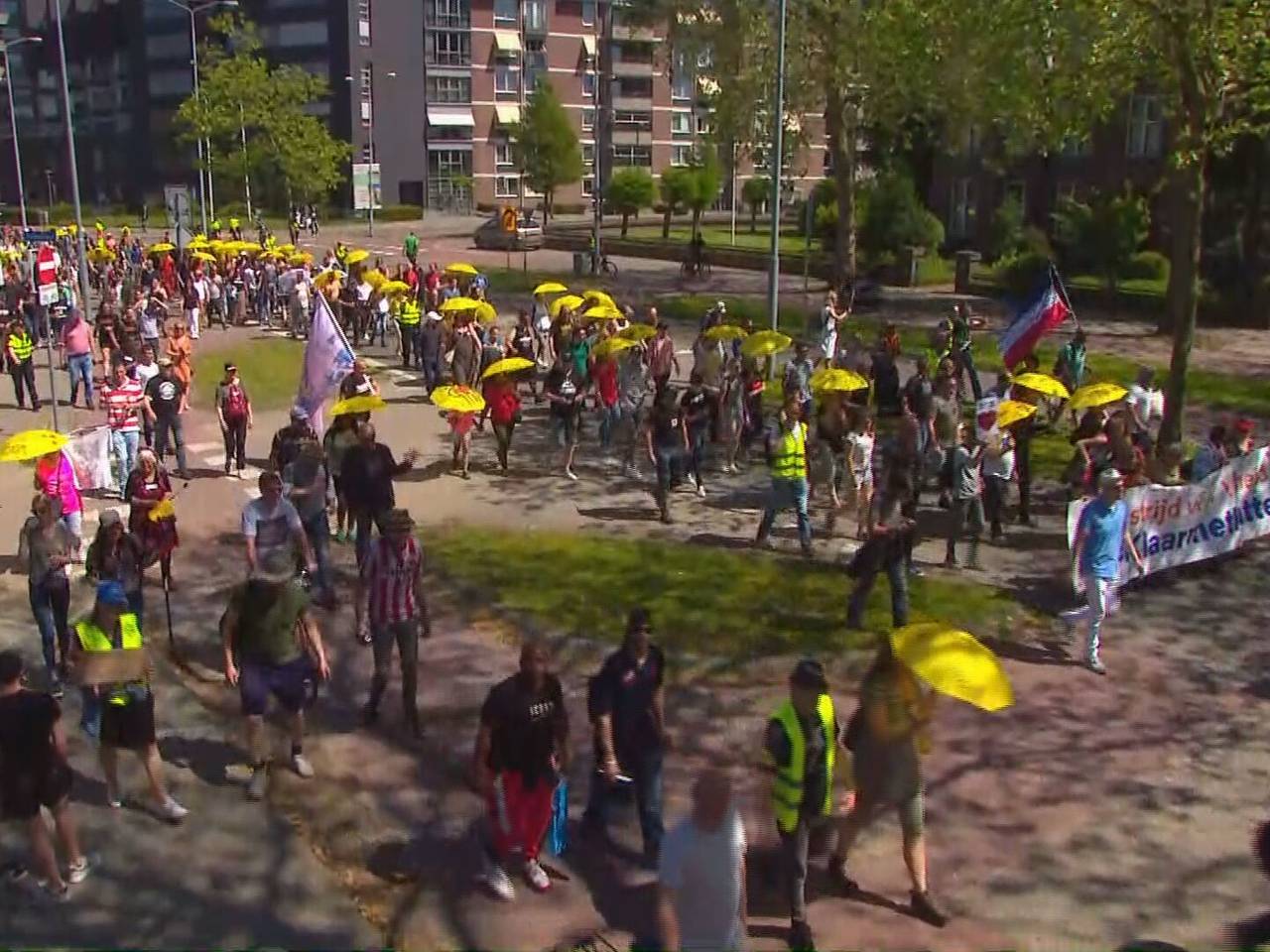 Demonstratie Walk of Freedom in Eindhoven