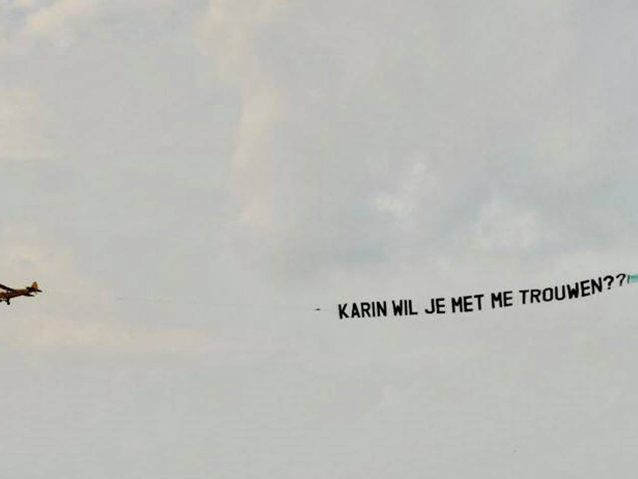 Veel mensen in Uden zagen dit vliegtuig