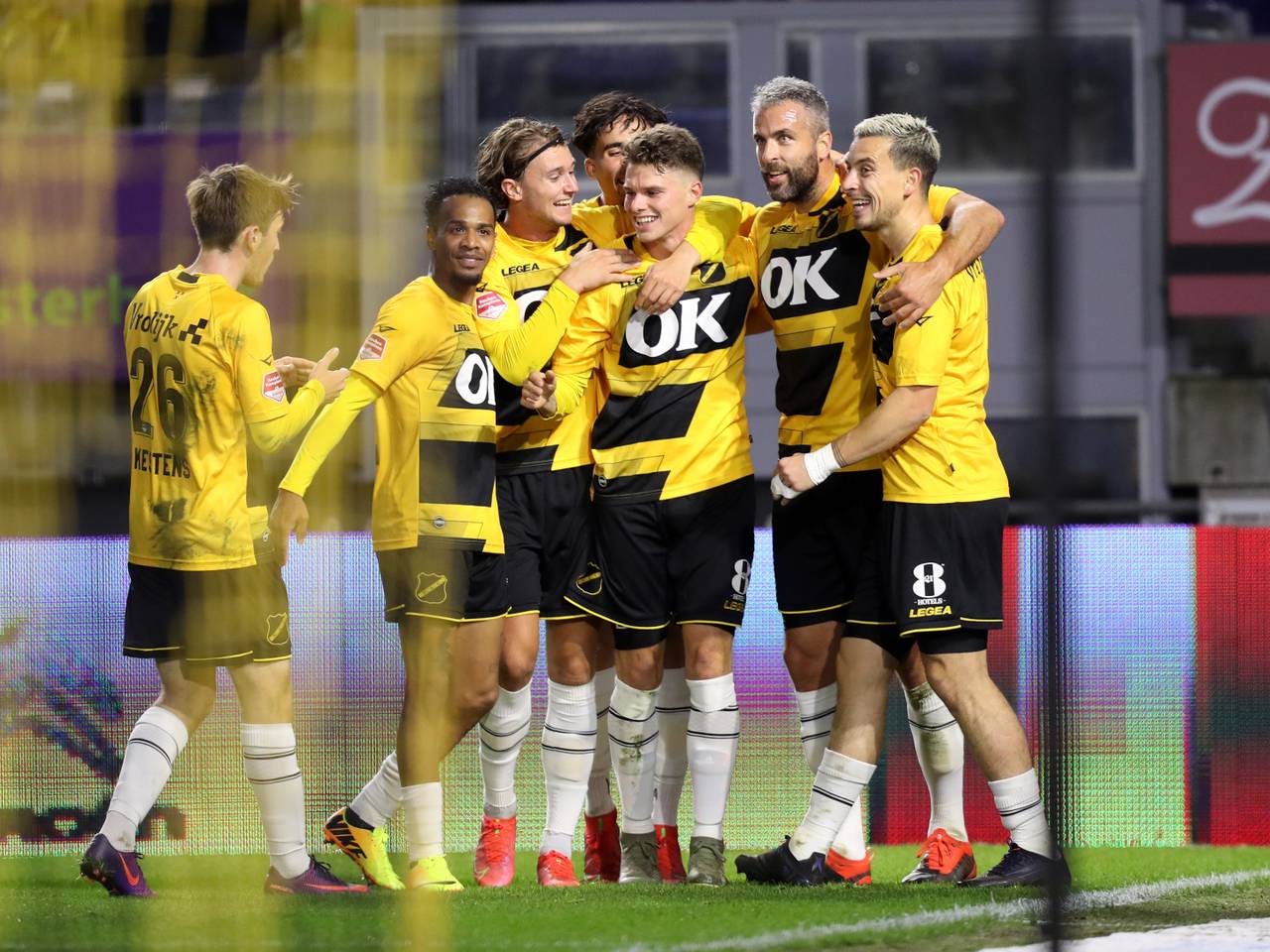 NAC-aanvoerder Nick Olij na de 1-0 winst op Jong AZ.