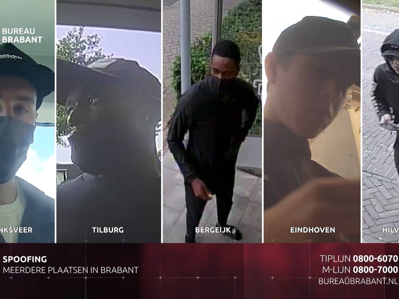 Vijf gezichten achter de bankpasfraude in Brabant