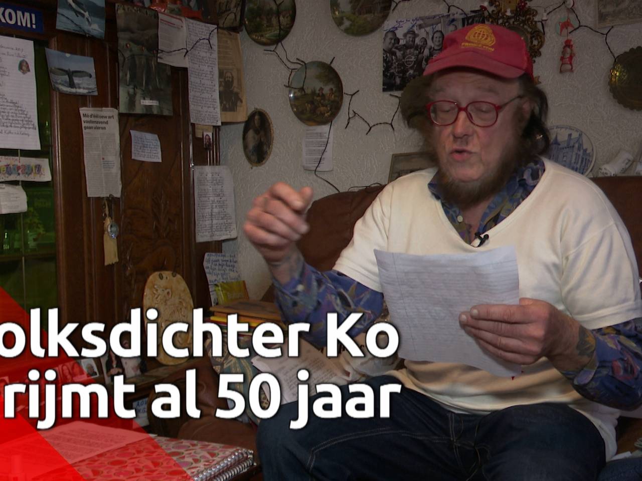 Volksdichter Ko van de Ketterij rijmt al 50 jaar over lief en leed