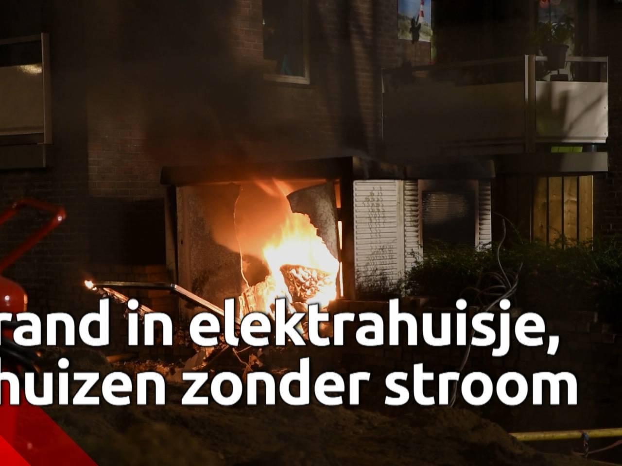 Brand in transformatorhuisje in Tilburg