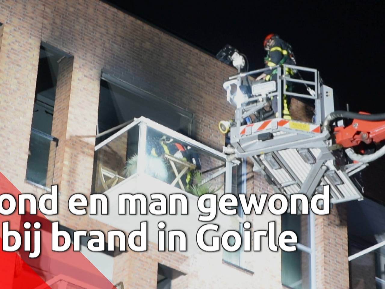 Hond en man gewond bij brand appartementencomplex Goirle