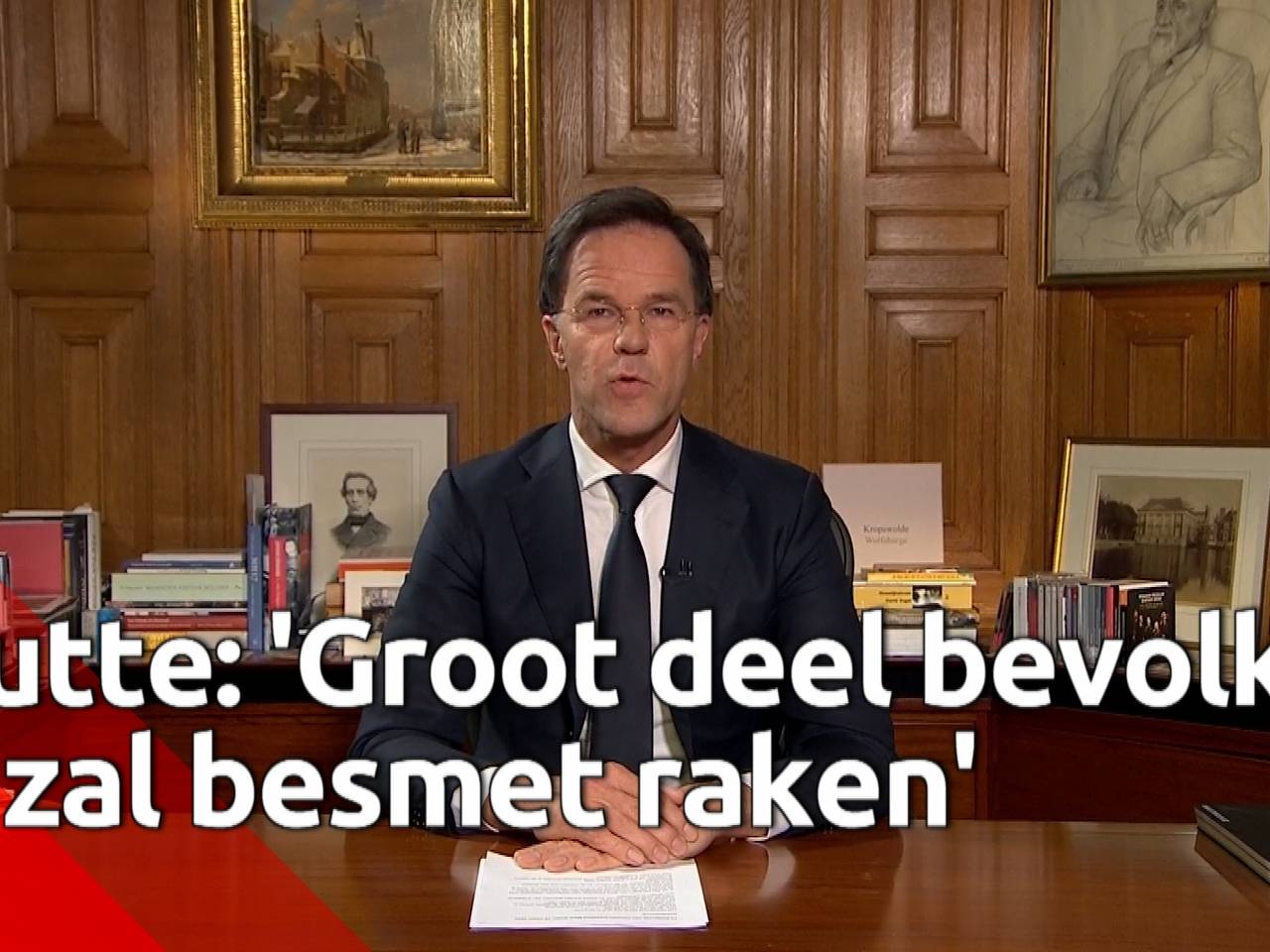 Toespraak premier Mark Rutte over de coronacrisis