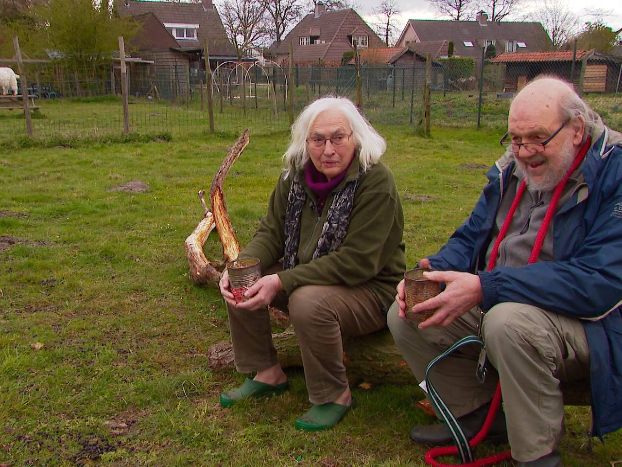 Jack en Hennie bouwen hoog hek tegen wolven