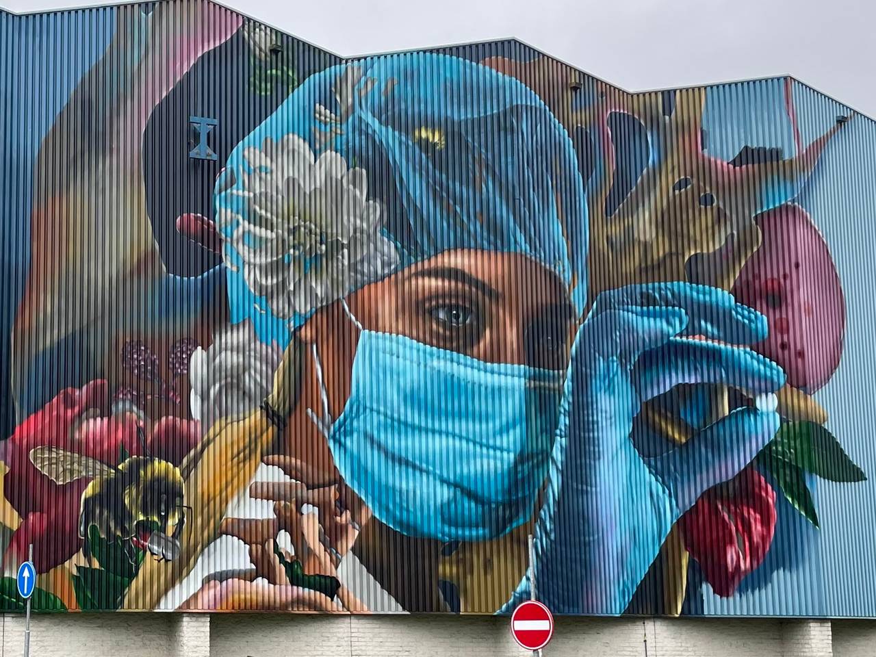 Hier zie je hoe het kunstwerk ontstaat