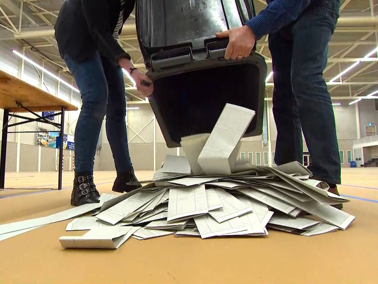 De stemmen zijn geteld.