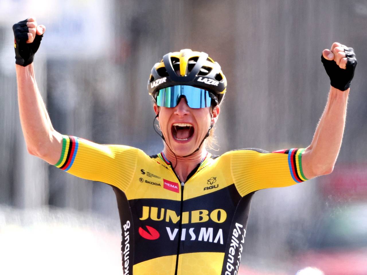 Vos won eerder dit seizoen de Amstel Gold race