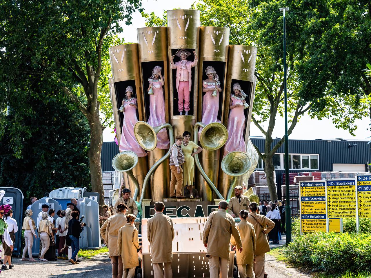 Een wagen tijdens de Brabantsedag in 2024 (foto: Eye4images / Jack Brekelmans)