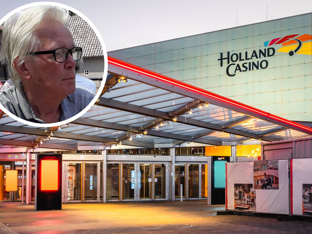 Wim won door een computerfout geen ton, maar dinerbon (foto: Holland Casino).