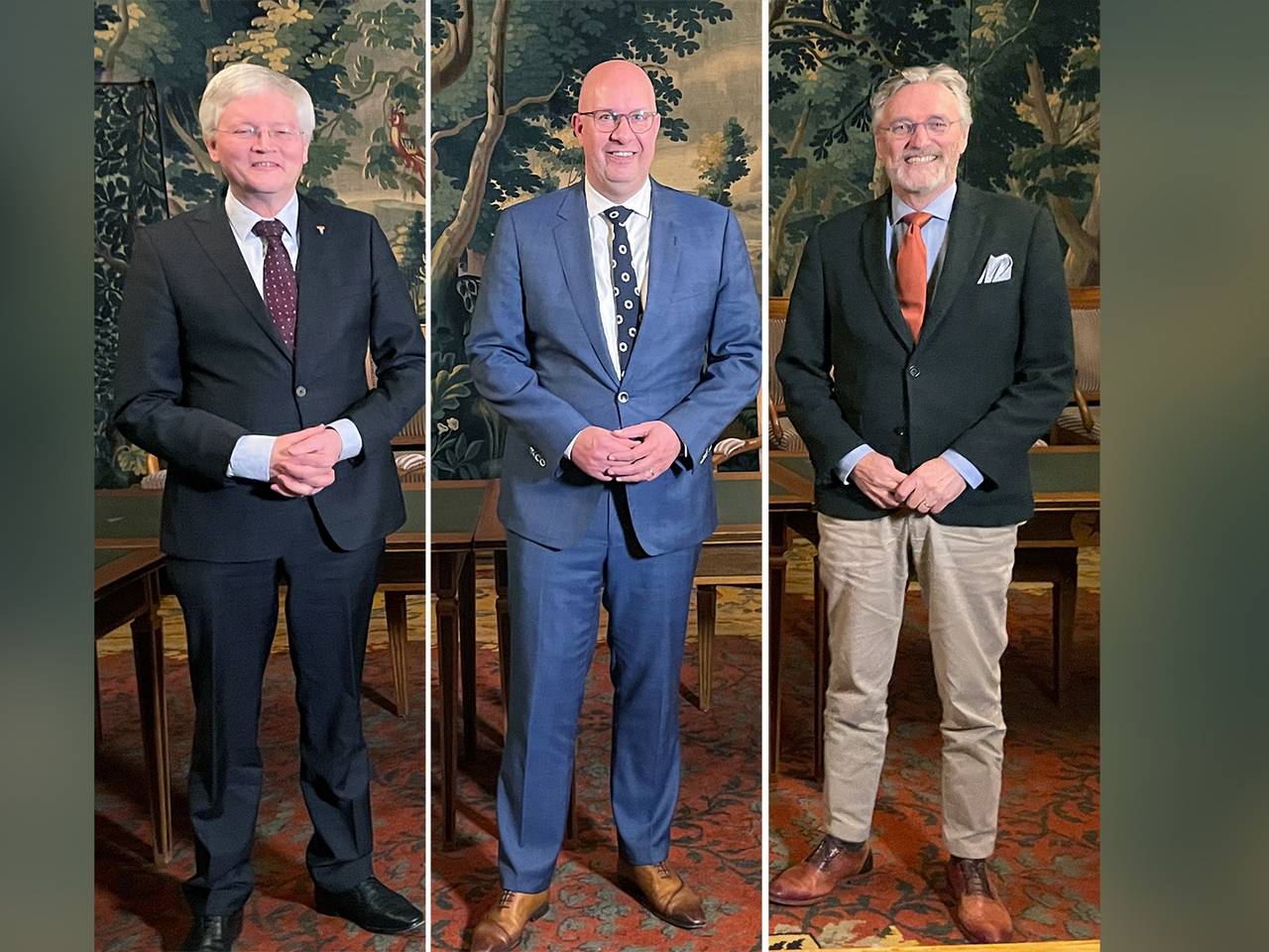 Burgemeesters Weterings, Mikkers en Jorritsma zijn voorbereid op oud en nieuw (foto: Omroep Brabant).