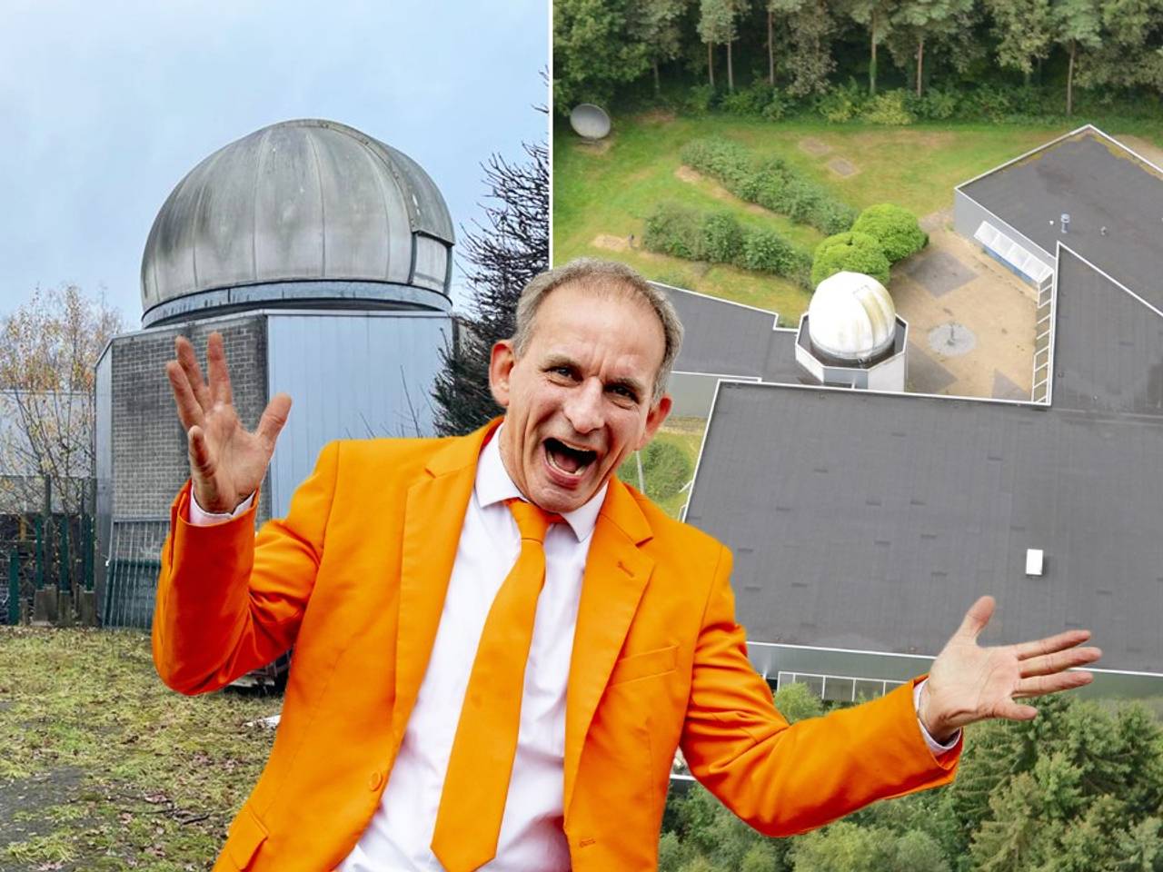 Johan Vlemmix heeft de voormalige sterrenwacht in Hoeven gekocht.
