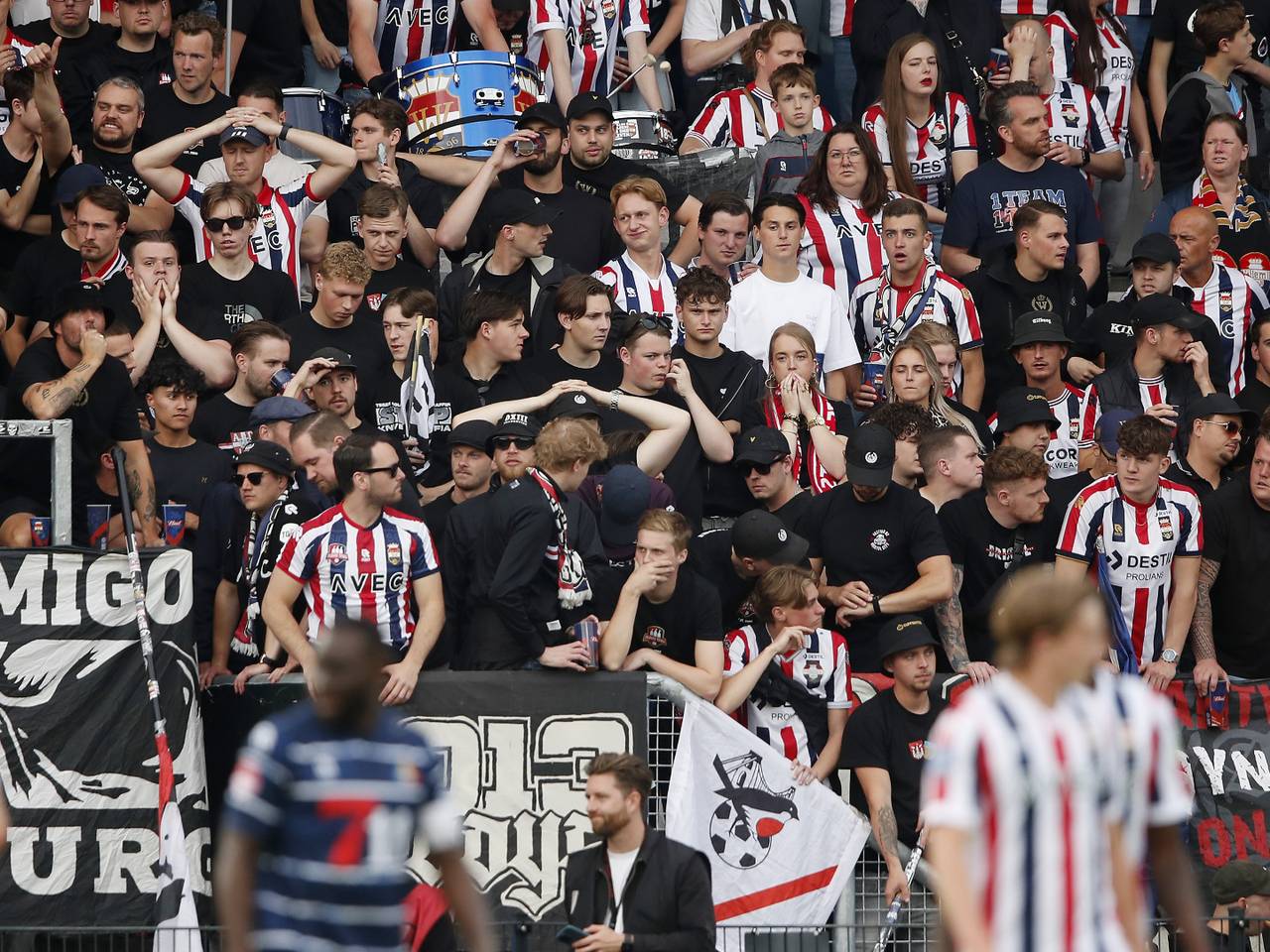 Willem II-supporters zijn teleurgesteld. (Foto: ANP, Bart Stoutjesdijk)