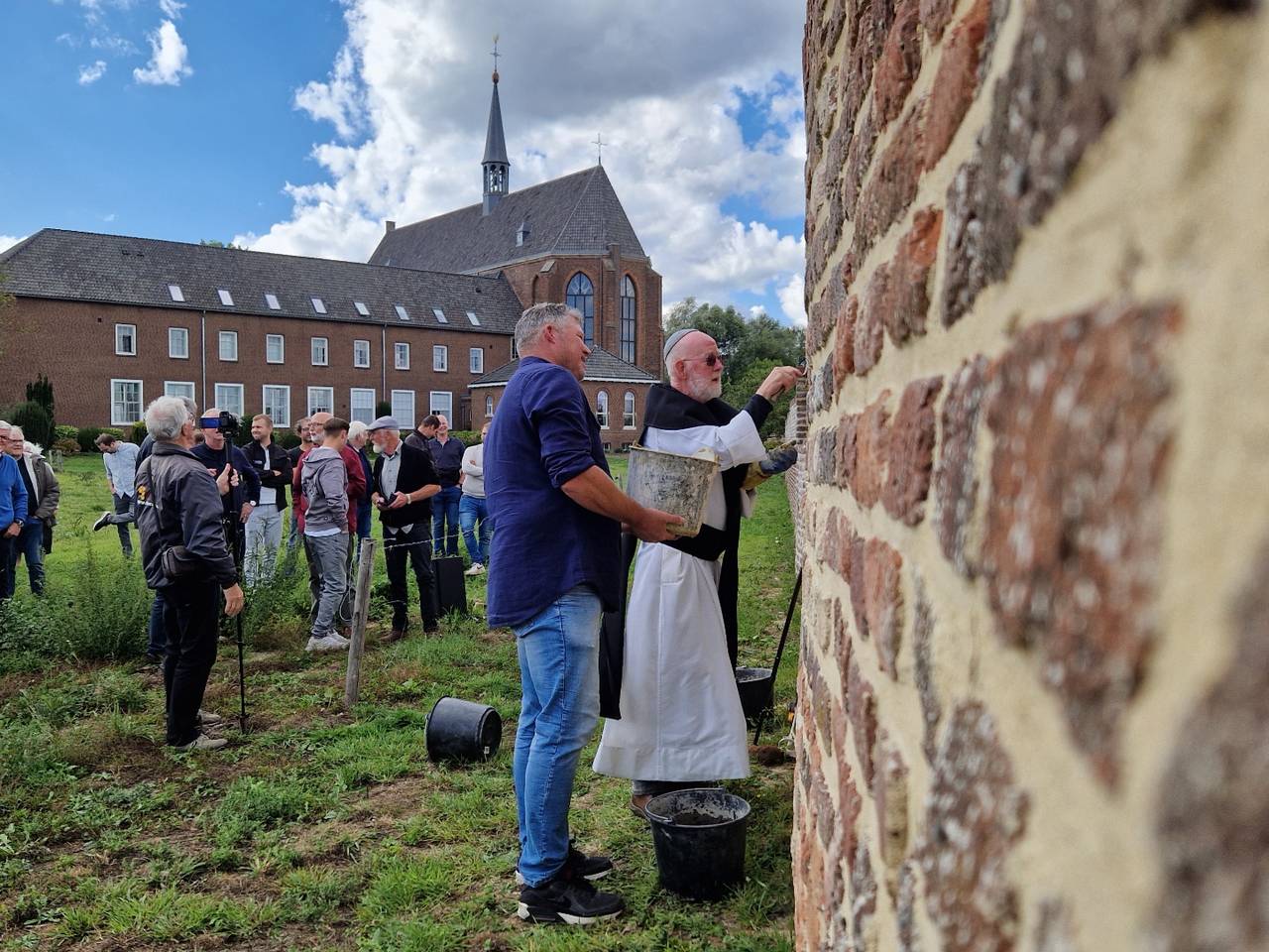 Eeuwenoude kloostermuren gerestaureerd: 'Klaar voor de volgende eeuwen' (foto: Tom Berkers).