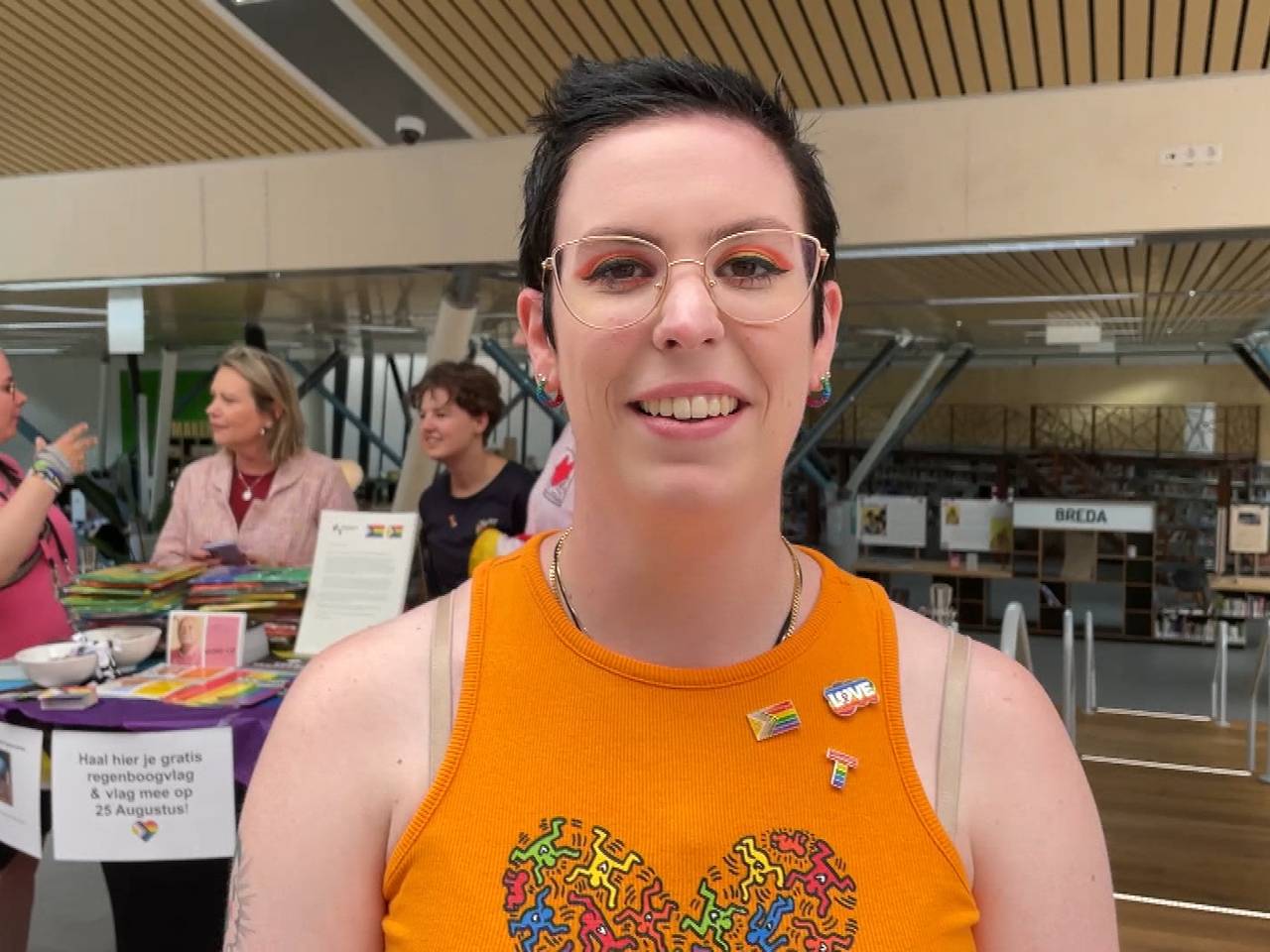 Willemijn van Elderen (23) van COC Tilburg-Breda