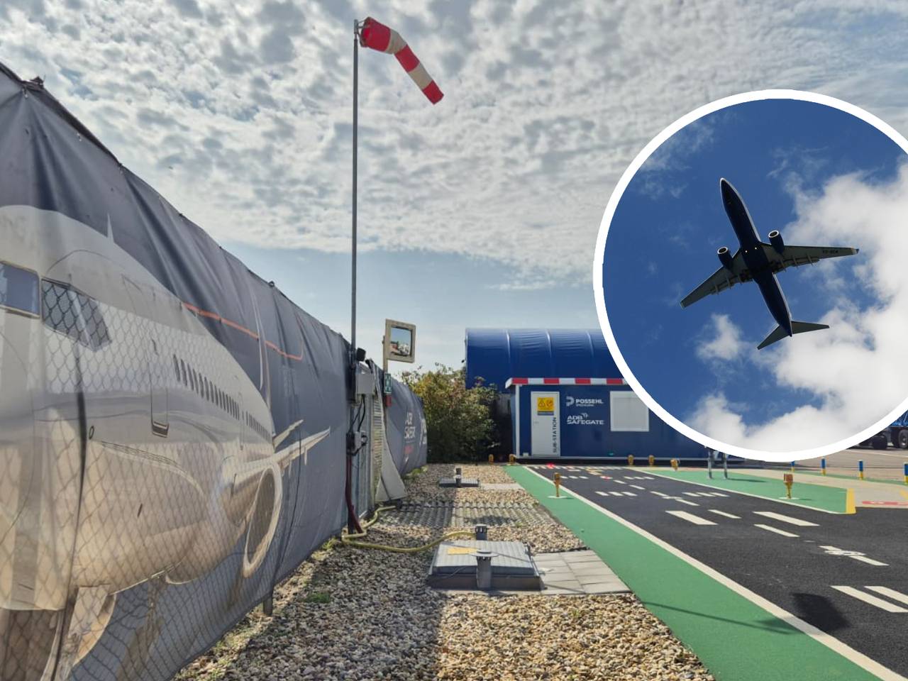 Het Airside Innovation Center van POSSEHL Spezialbau in Oosterhout, maakt internationale luchthavens en vliegbasissen stukken veiliger (foto's: Niek de Bruijn en PxHere)