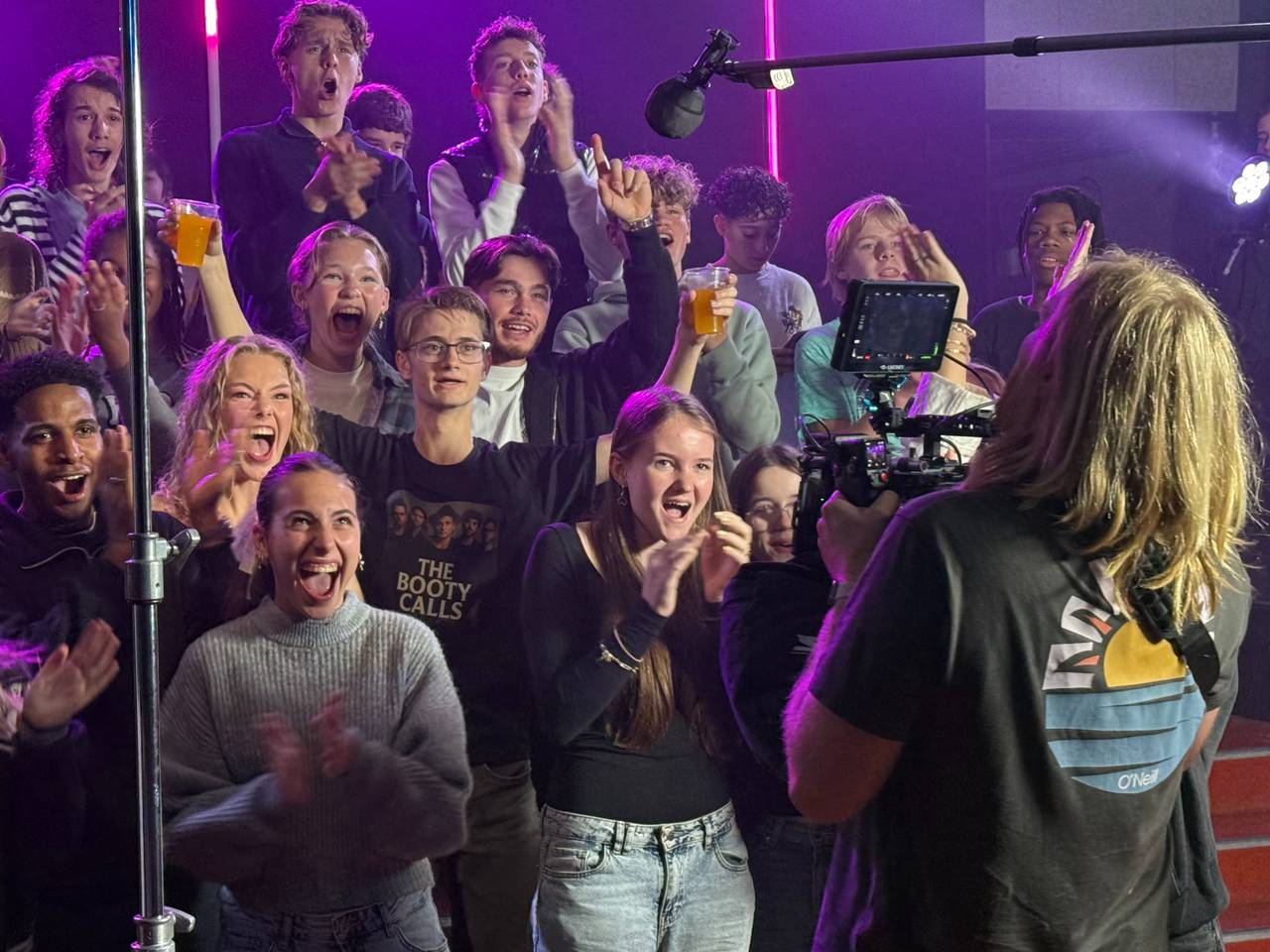 De opnames van de film  (foto: Jos Verkuijlen).