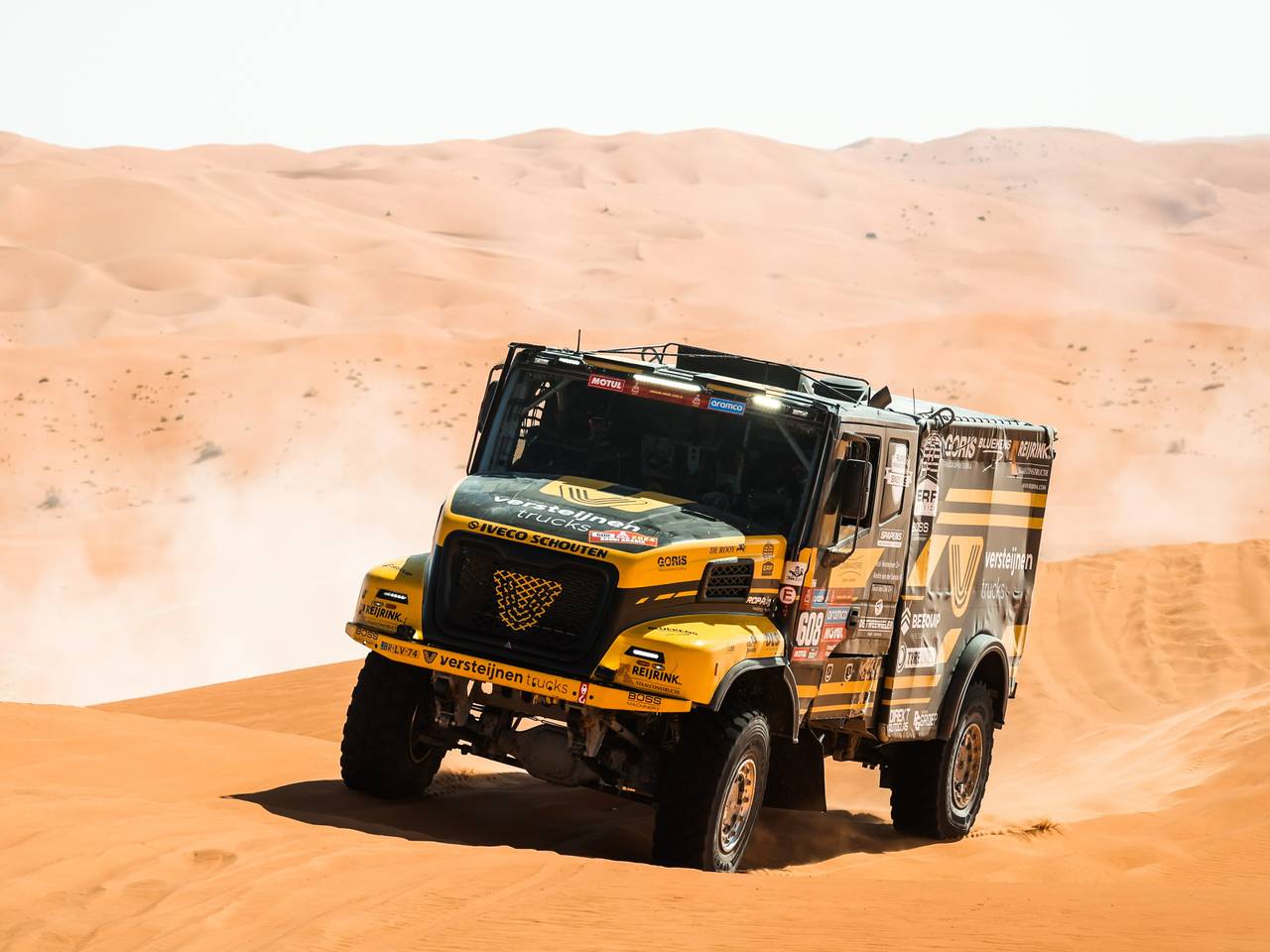 Vick Versteijnen deed tijdens de marathonetappe wel goede zaken (foto: ANP/Antonin Vincent)