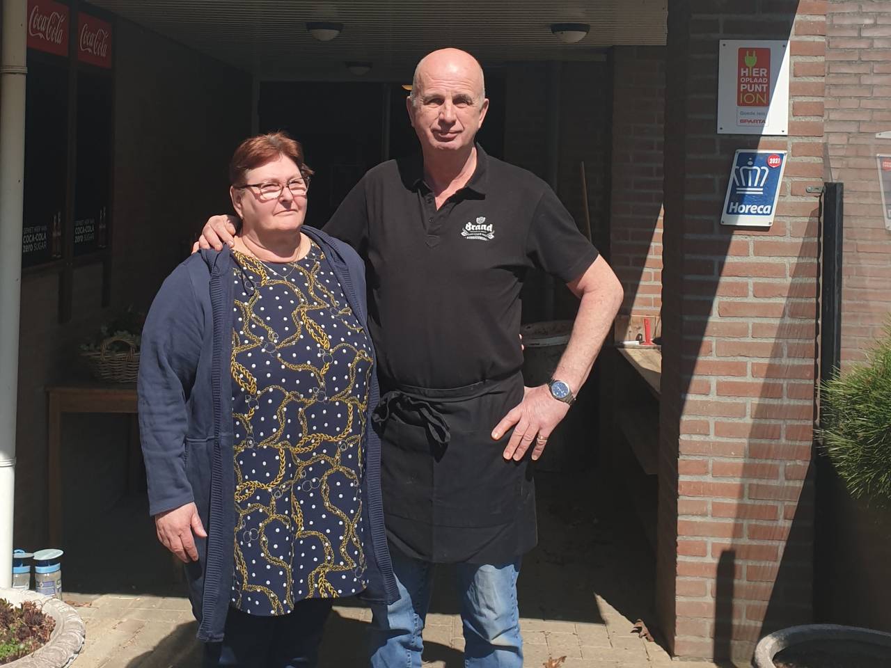 Dicky en Jacob Bos van Het Trefpunt in 's Gravenmoer.