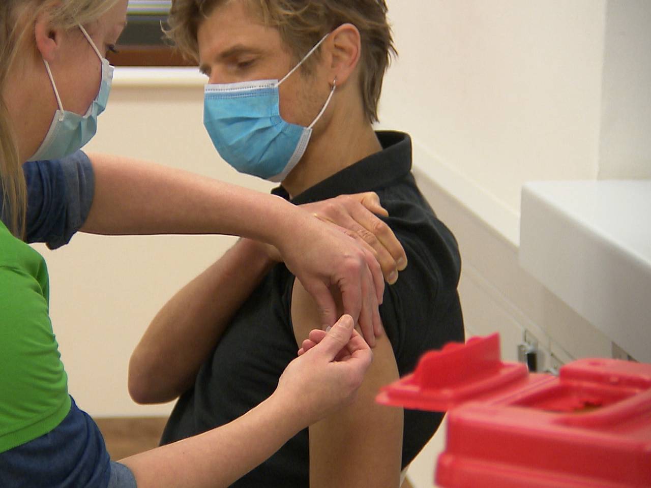 Een coronaprik (archieffoto).