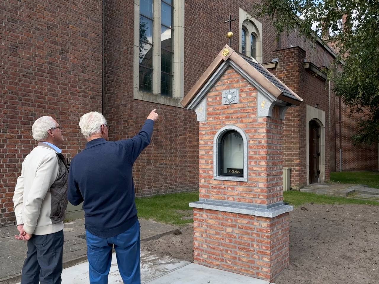 De Clarakapel is na twee eeuwen weer terug in het straatbeeld van Drunen (foto: Megan Hanegraaf).